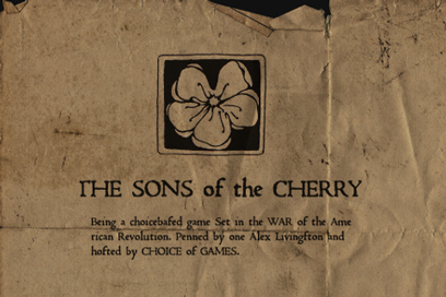 'Sons of the Cherry' splash screen