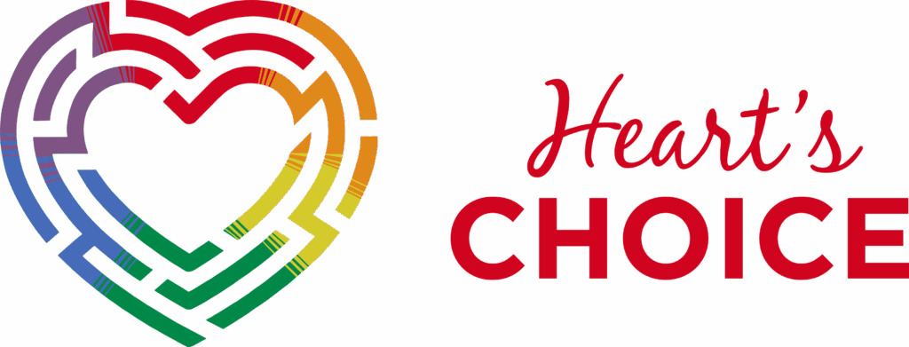 Heart's Choice rainbow landscape